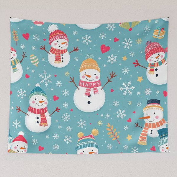 Item preview, Cheerful Snowmen designed and sold by lalylaura.