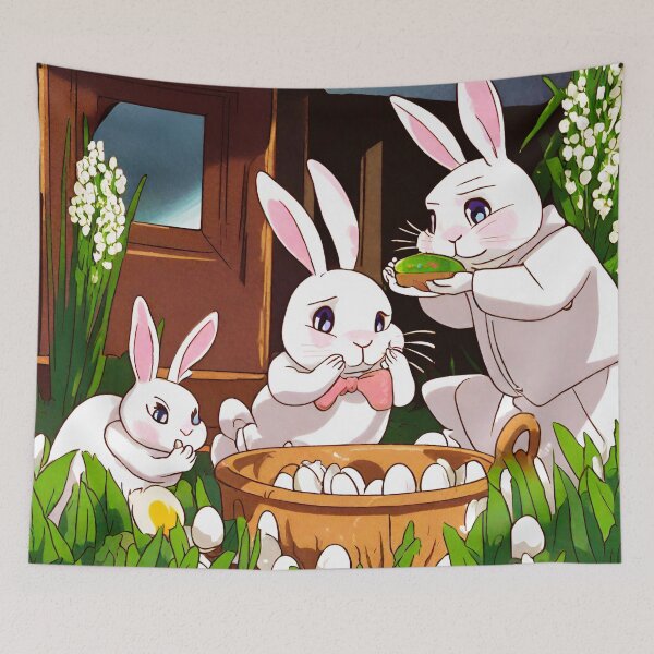 Item preview, Bunny Family Easter Frolic 4 designed and sold by Tom-Johnson.