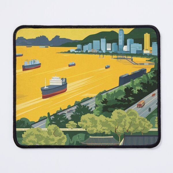 Item preview, Ulsan Vintage Travel Poster designed and sold by TravelerRat.
