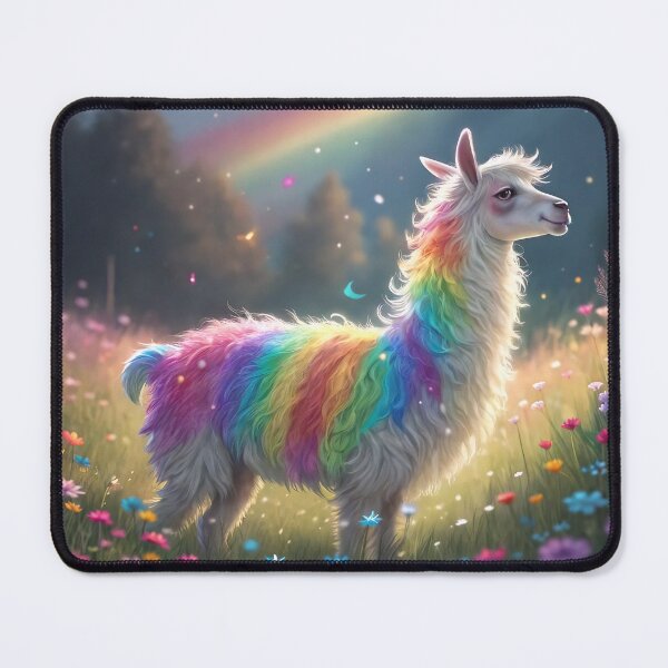 Item preview, Rainbow Llama Bliss designed and sold by BumbleBeeGenX.
