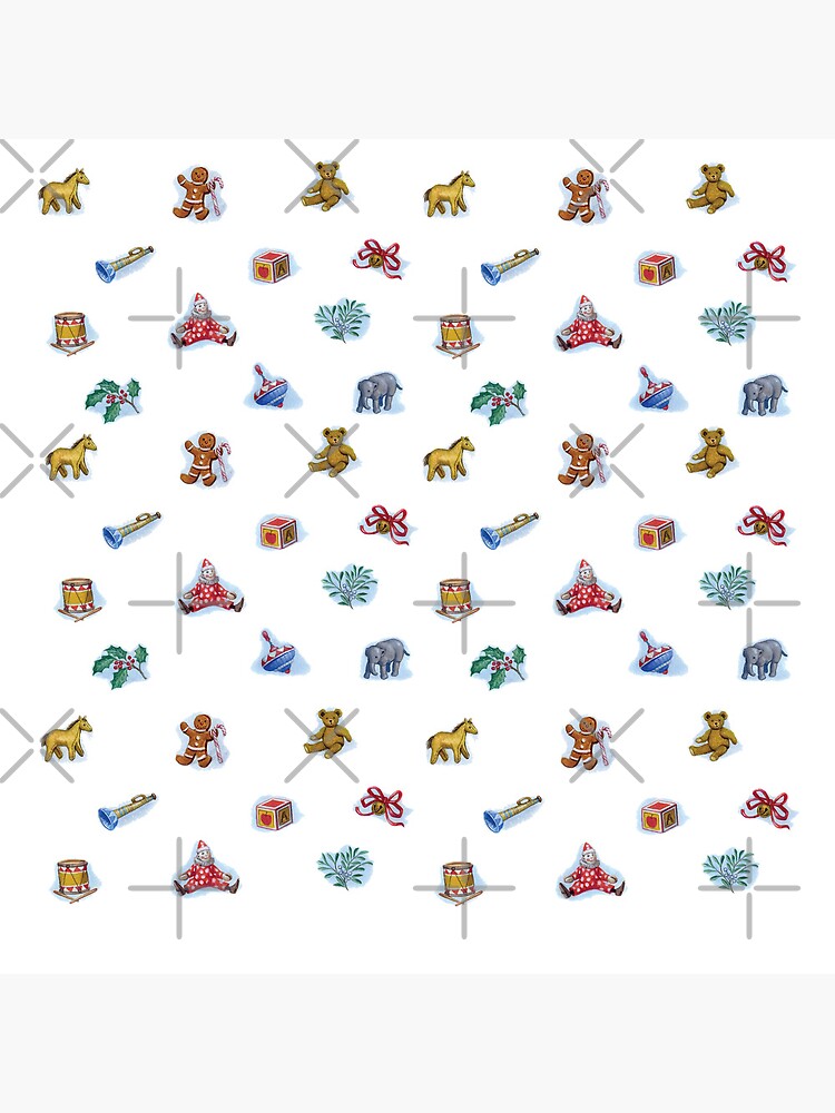 Thumbnail 4 of 4, Pillow, Christmas Toys designed and sold by RuthSanderson.