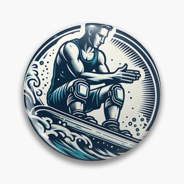 Item preview, surfing wave in ocean enjoying holidays designed and sold by vectorillus.