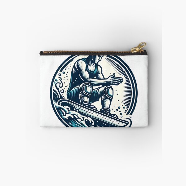 Item preview, surfing wave in ocean enjoying holidays designed and sold by vectorillus.