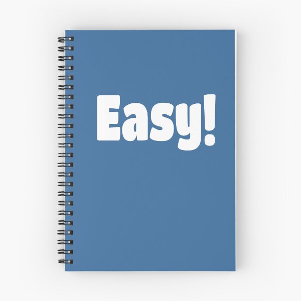 Item preview, Easy! (White Text) designed and sold by Flirty Merch.