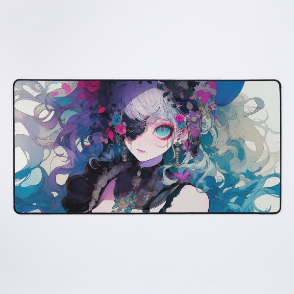 Item preview, Gothic Girl Anime Art – Dark and Mysterious Aesthetic designed and sold by iWallGlow.