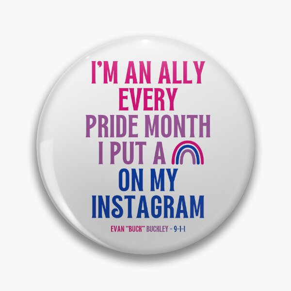 Item preview, Evan "Buck" Buckley Ally Quote - Bi Flag Colours 9-1-1 designed and sold by annylands.
