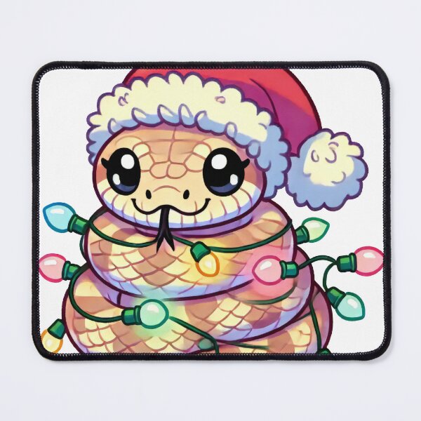 Item preview, Coiled Holiday Cobra Wrapped in Christmas Lights designed and sold by lubushop1.