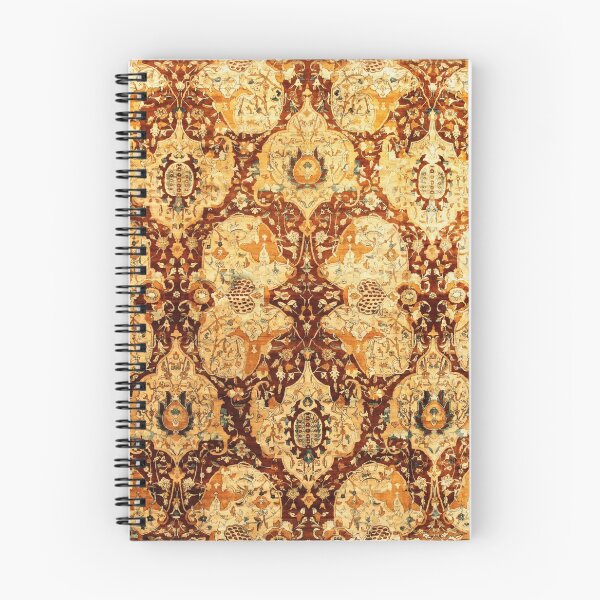 Item preview, Antique Indian Floral Rug designed and sold by Vicky Brago-Mitchell®.
