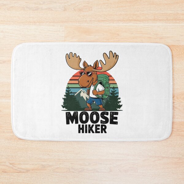 Item preview, Funny Cool Moose Hiker Lover ,Moose Hiking Adventure designed and sold by SOUFIANE1991.