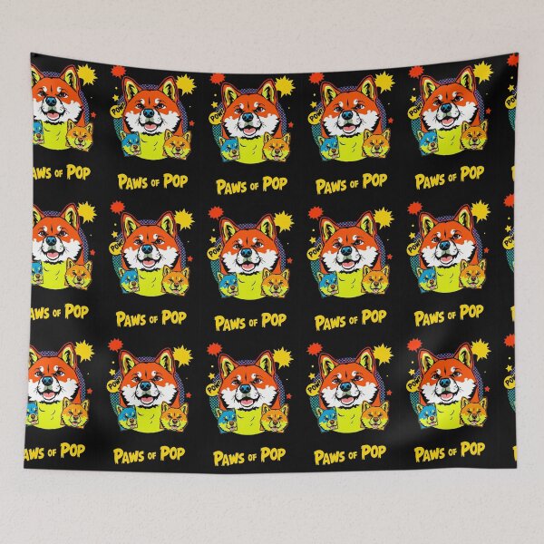 Item preview, Dynamic Shiba Vibes Colorful Pop Art designed and sold by Cute-Cuddles.