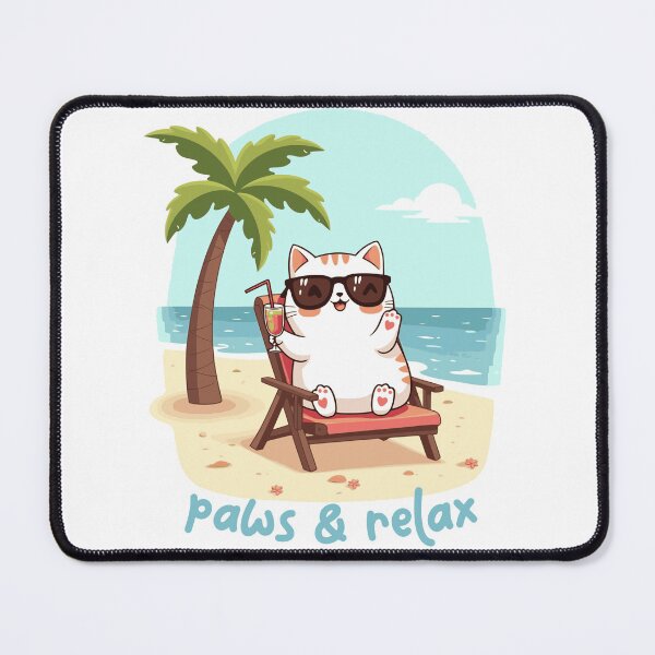 Item preview, paws and relax designed and sold by KaiLabsArt.