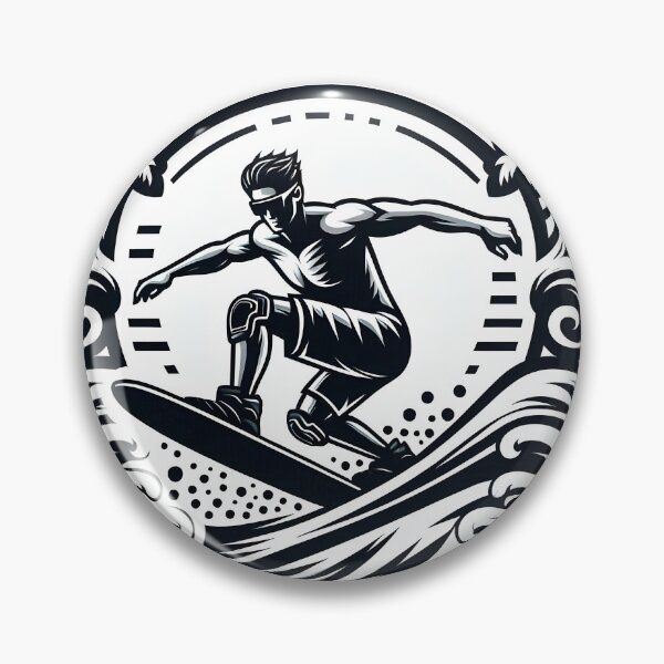 Item preview, surfing wave in ocean enjoying holidays designed and sold by vectorillus.