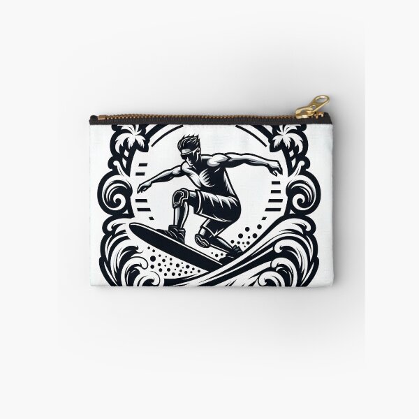 Item preview, surfing wave in ocean enjoying holidays designed and sold by vectorillus.