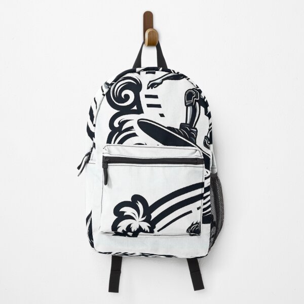 Item preview, surfing wave in ocean enjoying holidays designed and sold by vectorillus.