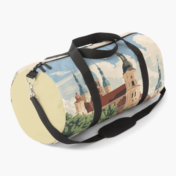 Item preview, Vilnius Vintage Travel Poster designed and sold by TravelerRat.