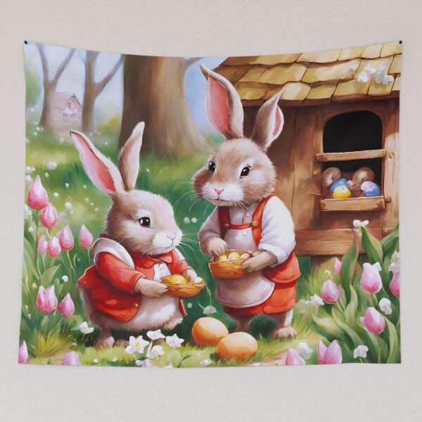 Item preview, Bunny Family Easter Frolic 10 designed and sold by Tom-Johnson.