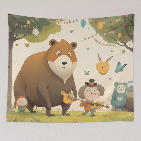 Item preview, gentle giant animals in their dapper attire designed and sold by ART ATTACK ZONE.
