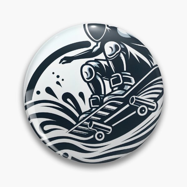 Item preview, surfing wave in ocean enjoying holidays designed and sold by vectorillus.