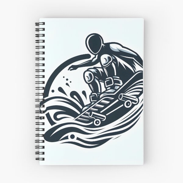 Item preview, surfing wave in ocean enjoying holidays designed and sold by vectorillus.