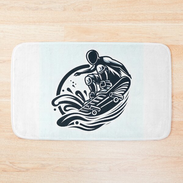 Item preview, surfing wave in ocean enjoying holidays designed and sold by vectorillus.