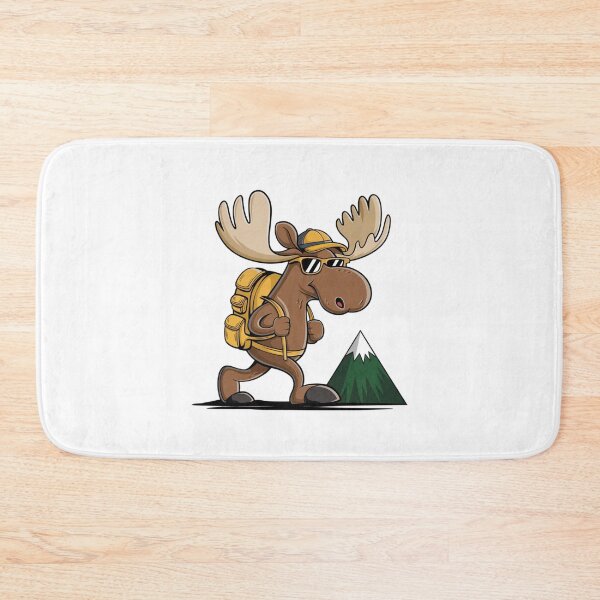 Item preview, Funny Cool Moose Hiker Lover ,Moose Hiking Adventure designed and sold by SOUFIANE1991.