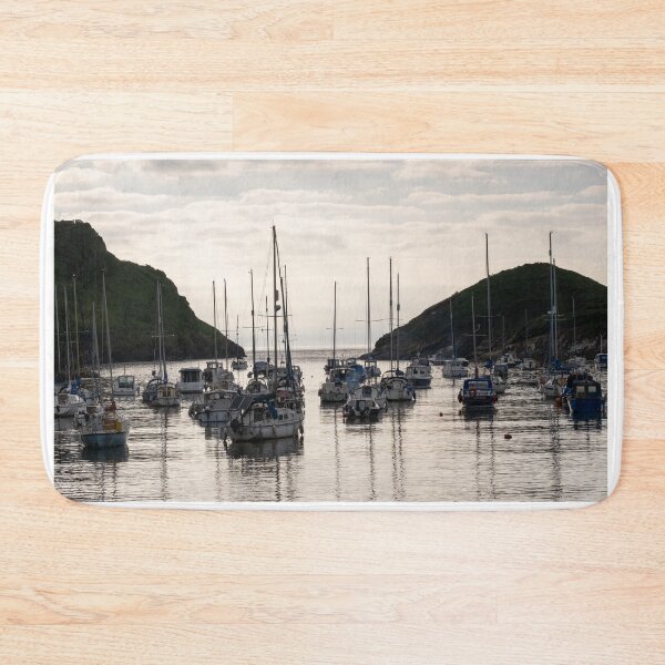 Item preview, Boats in the harbour at sunset designed and sold by yackers1.
