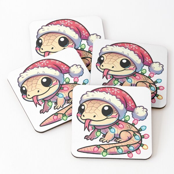 Item preview, Festive Lizard in Santa Hat with Christmas Lights designed and sold by lubushop1.