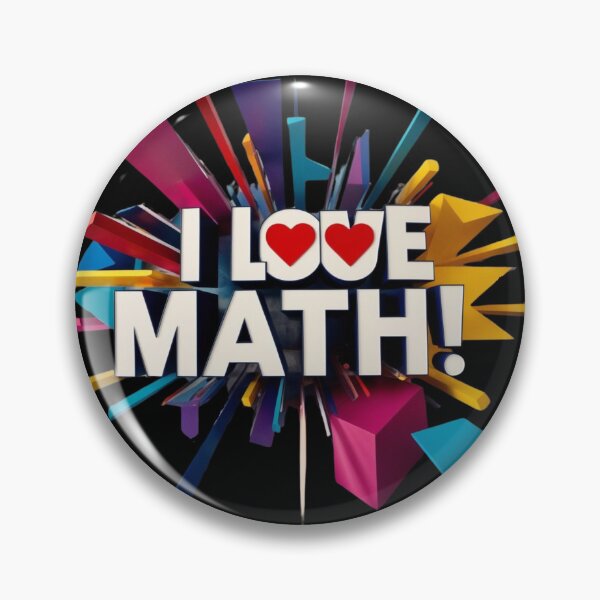 Item preview, I love Math Mathematic School Teacher Student designed and sold by Design_Your_Day.