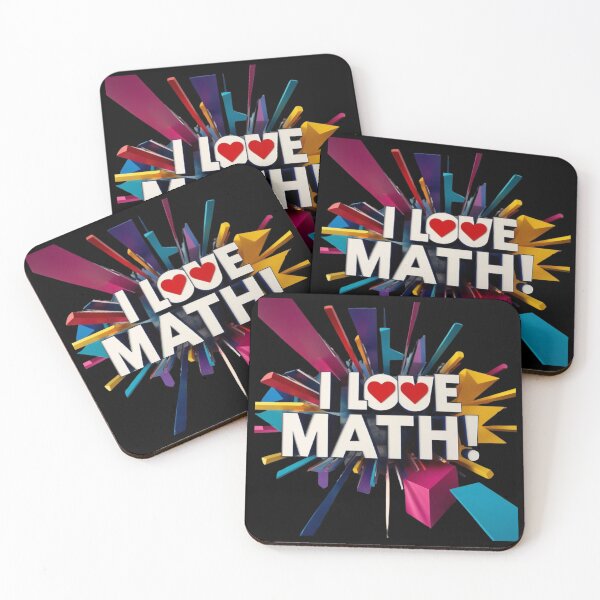 Item preview, I love Math Mathematic School Teacher Student designed and sold by Design_Your_Day.