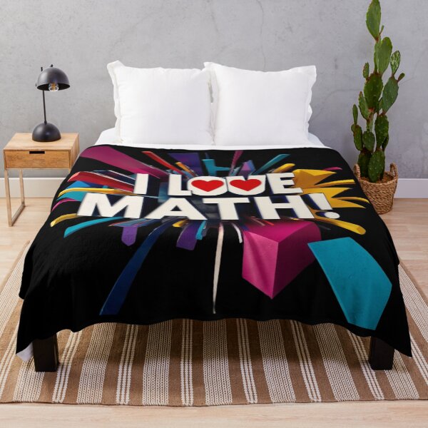 Item preview, I love Math Mathematic School Teacher Student designed and sold by Design_Your_Day.
