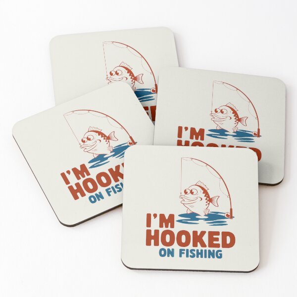 Item preview, I'm Hooked on Fishing Funny Fisherman Retro designed and sold by Anniko Art Studio.