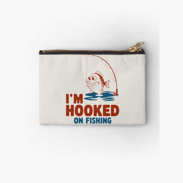 Item preview, I'm Hooked on Fishing Funny Fisherman Retro designed and sold by Anniko Art Studio.