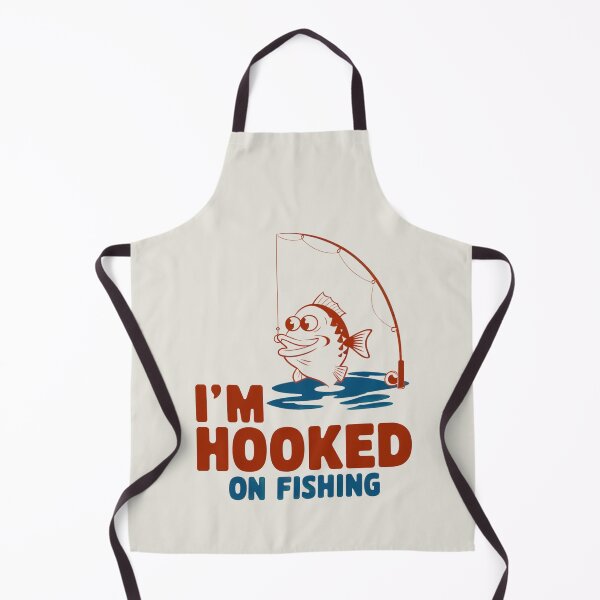 Item preview, I'm Hooked on Fishing Funny Fisherman Retro designed and sold by Anniko Art Studio.