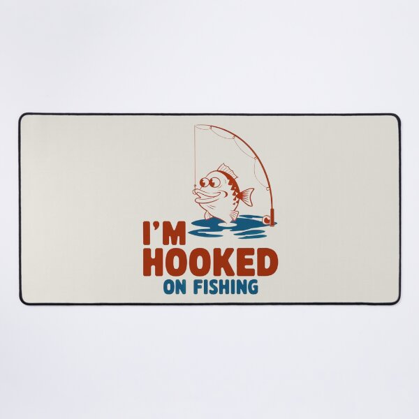 Item preview, I'm Hooked on Fishing Funny Fisherman Retro designed and sold by Anniko Art Studio.