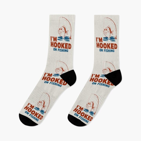 Item preview, I'm Hooked on Fishing Funny Fisherman Retro designed and sold by Anniko Art Studio.