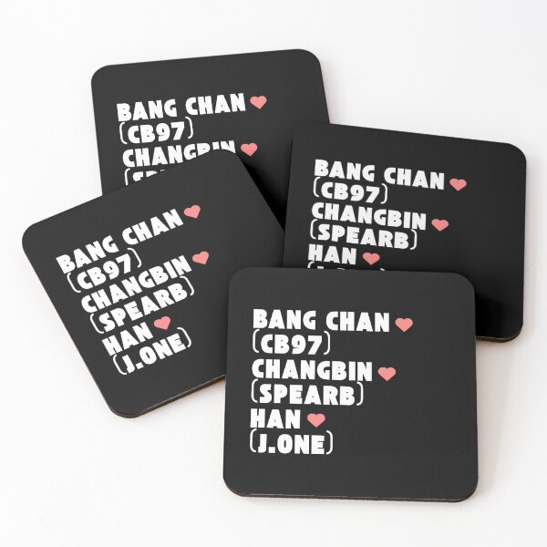 Item preview, 3RACHA with Member Names Kpop Group Design BLACK designed and sold by AJUNICE STUDIO.