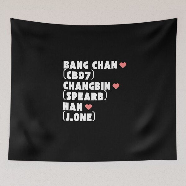 Item preview, 3RACHA with Member Names Kpop Group Design BLACK designed and sold by AJUNICE STUDIO.