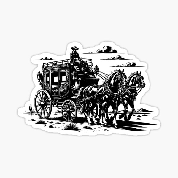 Artikel-Vorschau von Western-Kutsche im Stil des Wilden Westens, designt und verkauft von GabbyKI261.