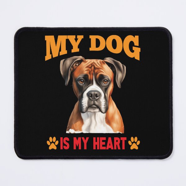 Item preview, Boxer Pet Dog Owner Design My Dog Is My Heart designed and sold by fantasticdesign.