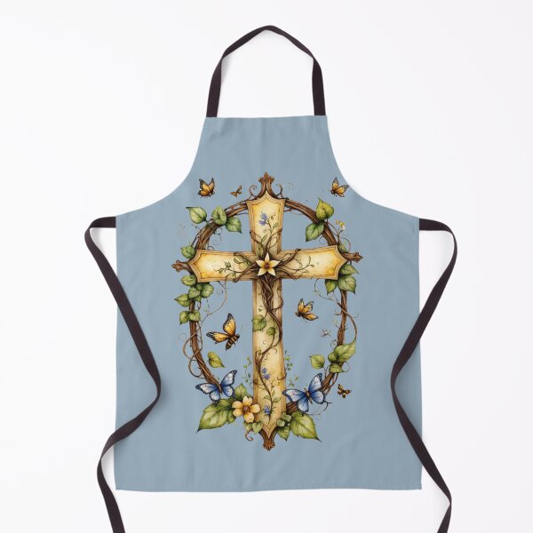 Item preview, Christian Cross Design, Butterflies, Vines, Flowers designed and sold by Our Bible Journey.