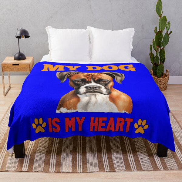 Item preview, Boxer Pet Dog Owner Design My Dog Is My Heart designed and sold by fantasticdesign.
