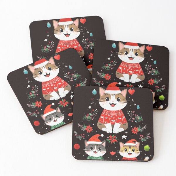 Item preview, Christmas kittens designed and sold by Kellieschic.