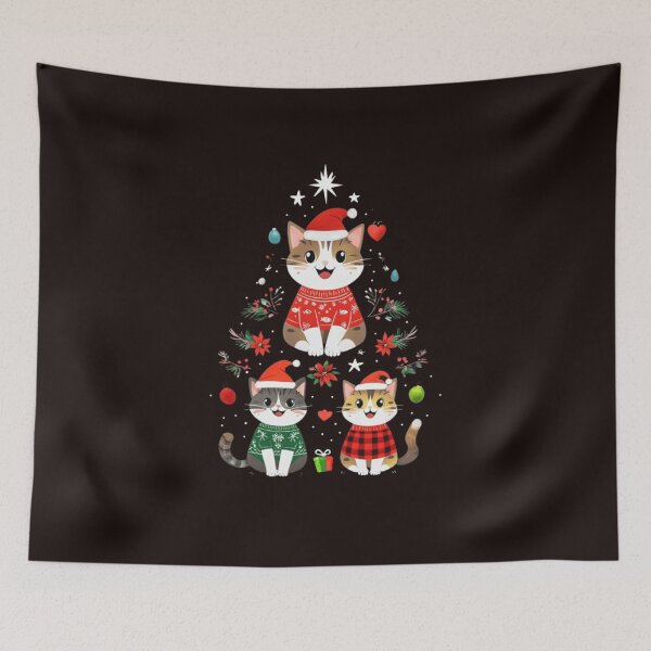 Item preview, Christmas kittens designed and sold by Kellieschic.