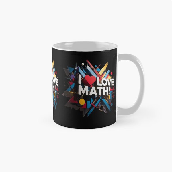 Item preview, I love Math Mathematic School Teacher Student designed and sold by Design_Your_Day.