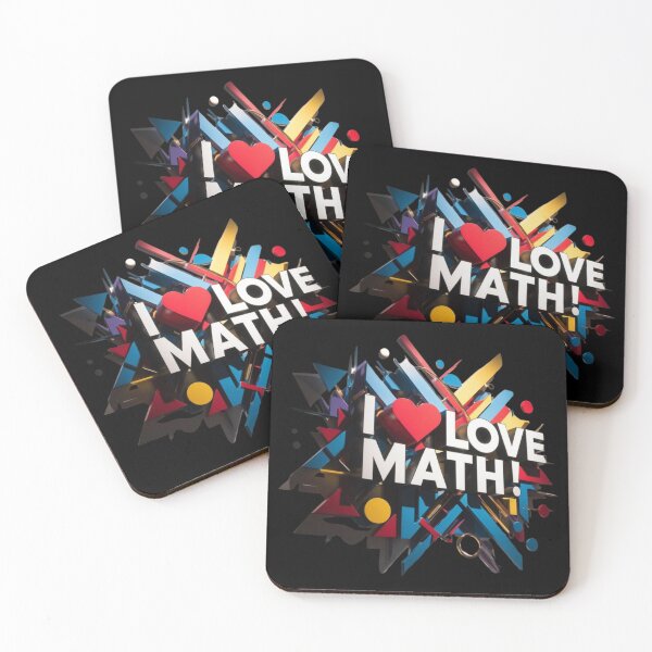 Item preview, I love Math Mathematic School Teacher Student designed and sold by Design_Your_Day.