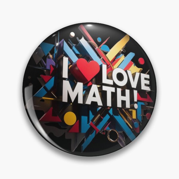 Item preview, I love Math Mathematic School Teacher Student designed and sold by Design_Your_Day.