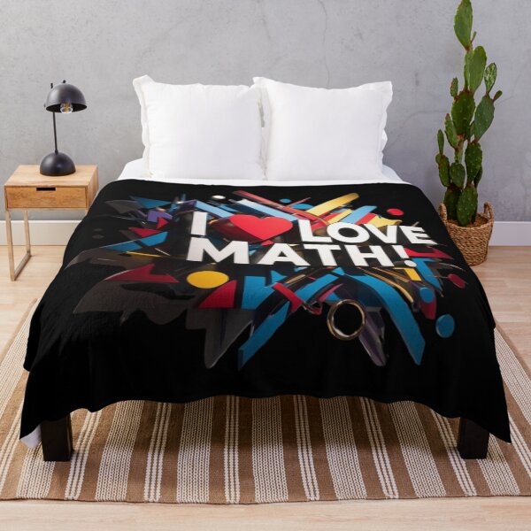 Item preview, I love Math Mathematic School Teacher Student designed and sold by Design_Your_Day.