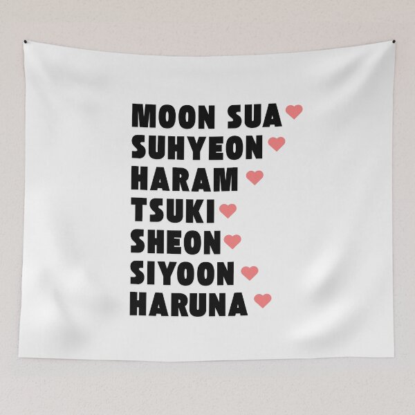 Item preview, Billlie with Member Names Kpop Group Design  designed and sold by AJUNICE STUDIO.