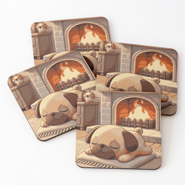 Item preview,  Reggie the Sleepy Pug designed and sold by DravensApparel.