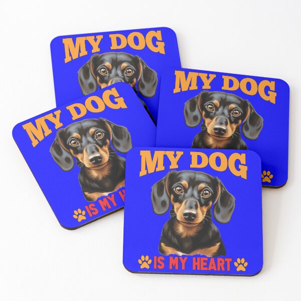 Item preview, Dachshund Pet Dog Owner Design My Dog Is My Heart Dachshund designed and sold by fantasticdesign.